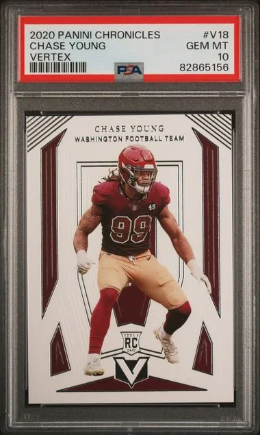 2020 Panini Chronicles Chase Young Vertex #V-18 card image