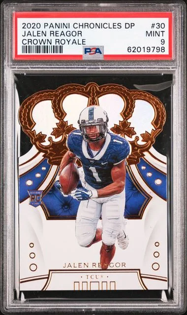 2020 Panini Chronicles Draft Picks Jalen Reagor Crown Royale #30 card image