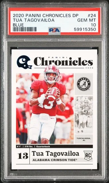 2020 Panini Chronicles Draft Picks Tua Tagovailoa #24 card image