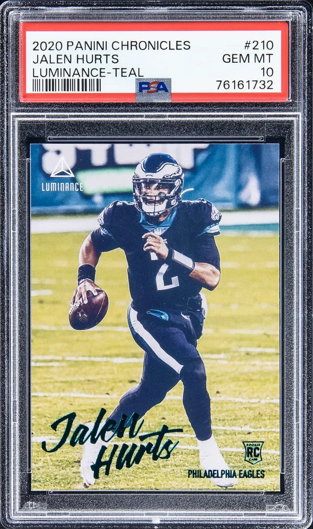2020 Panini Chronicles Jalen Hurts Elite Update #210 card image