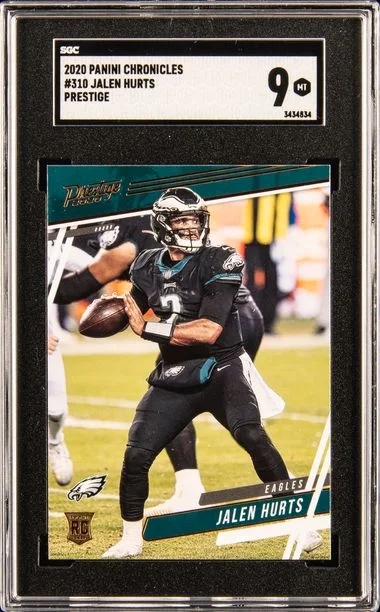 2020 Panini Chronicles Jalen Hurts Prestige #310 card image