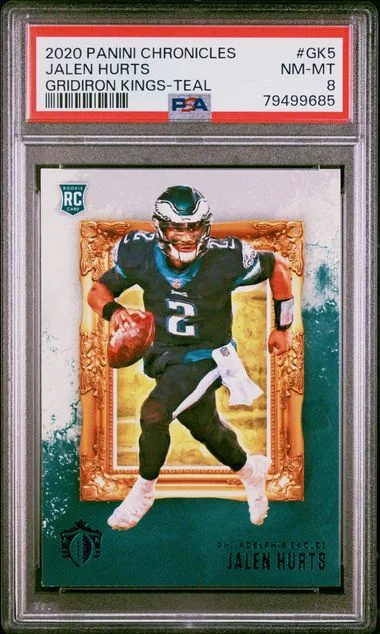 2020 Panini Chronicles Jalen Hurts Gridiron Kings #Gk5 card image