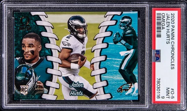 2020 Panini Chronicles Jalen Hurts Omega #O-5 card image