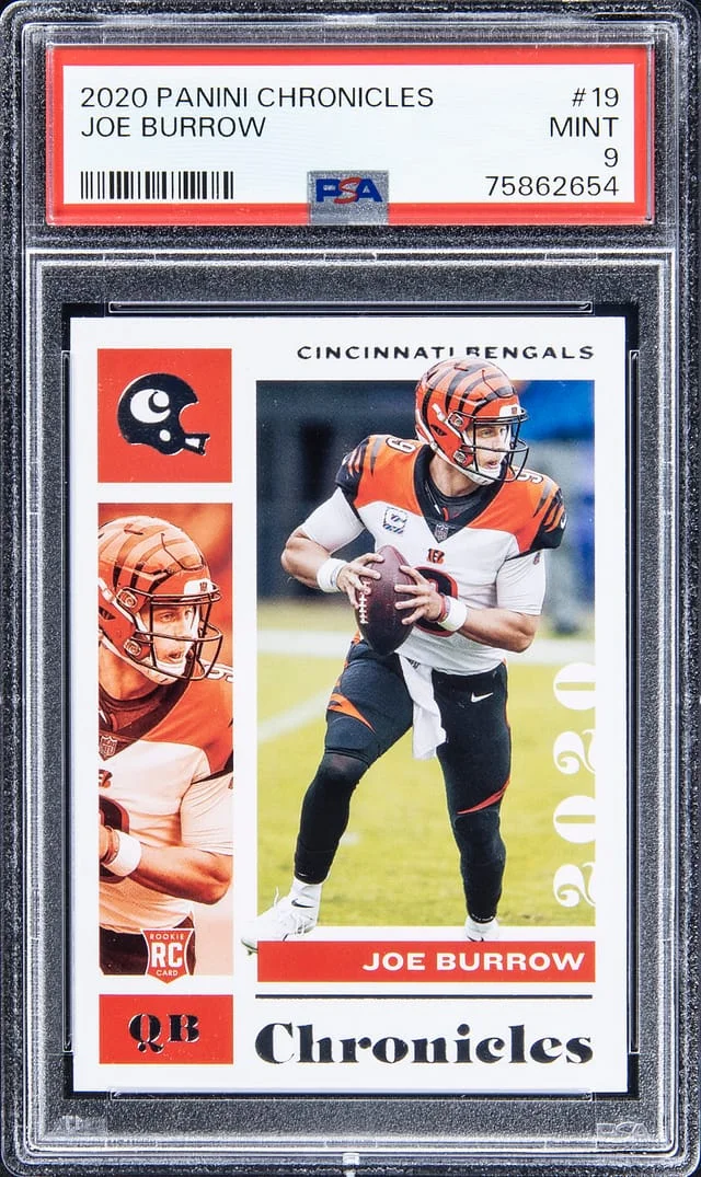 2020 Panini Chronicles Joe Burrow #19 card image