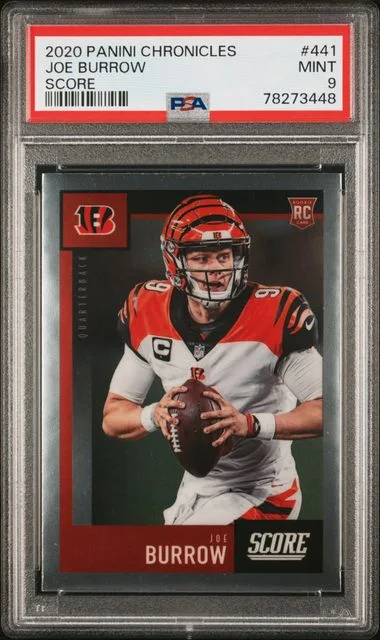 2020 Panini Chronicles Joe Burrow Score #441 card image