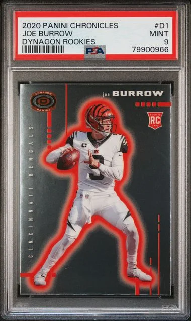 2020 Panini Chronicles Joe Burrow Dynagon Rookies #D1 card image