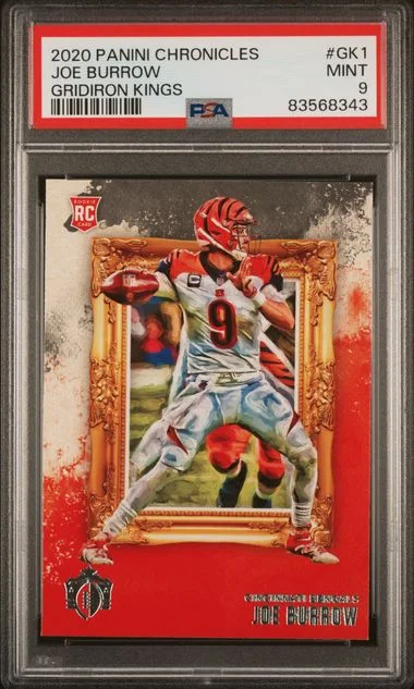 2020 Panini Chronicles Joe Burrow Gridiron Kings #GK-1 card image