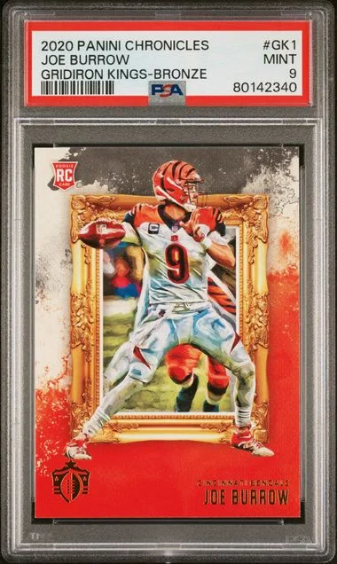 2020 Panini Chronicles Joe Burrow Gridiron Kings #GK1 card image