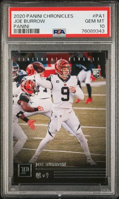2020 Panini Chronicles Joe Burrow Panini #PA-1 card image