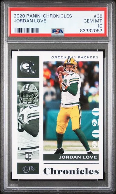 2020 Panini Chronicles Jordan Love #38 card image