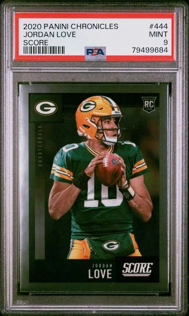 2020 Panini Chronicles Jordan Love Score Silver #444 card image