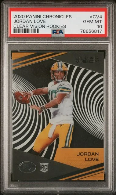 2020 Panini Chronicles Jordan Love Clear Vision Rookies #Cv4 card image