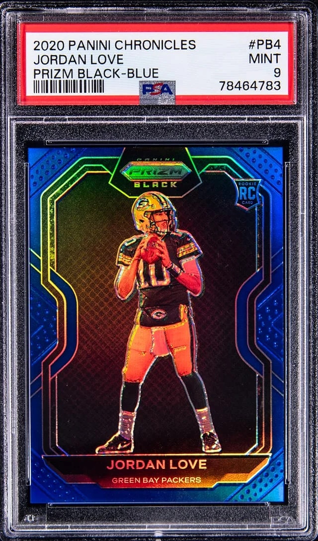 2020 Panini Chronicles Jordan Love Prizm Black #PB-4 card image