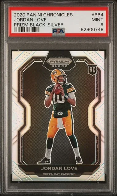 2020 Panini Chronicles Jordan Love Prizm Black #Pb4 card image