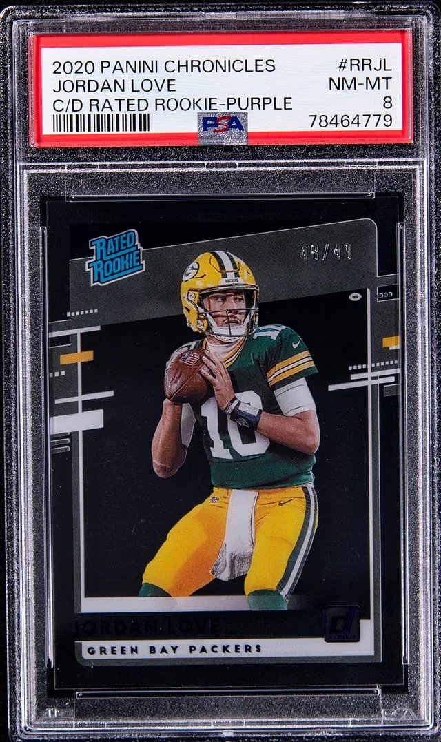 2020 Panini Chronicles Jordan Love Clearly Donruss Rated #RR-JL card image