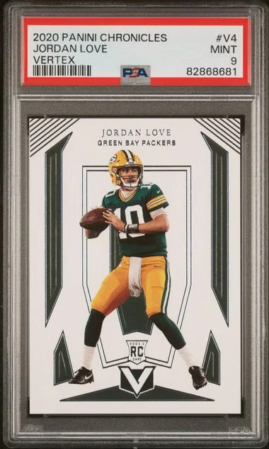 2020 Panini Chronicles Jordan Love Vertex #V4 card image