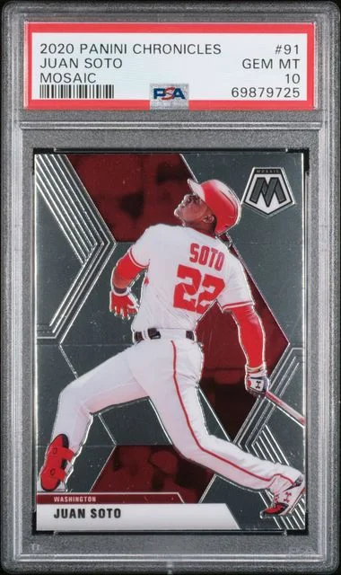 2020 Panini Chronicles Juan Soto Mosaic #91 card image