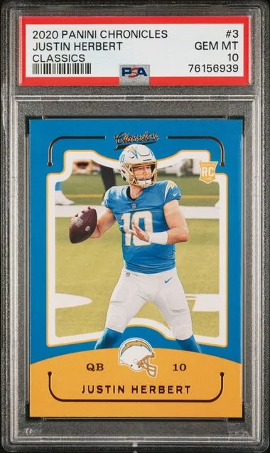 2020 Panini Chronicles Justin Herbert Classics #3 card image