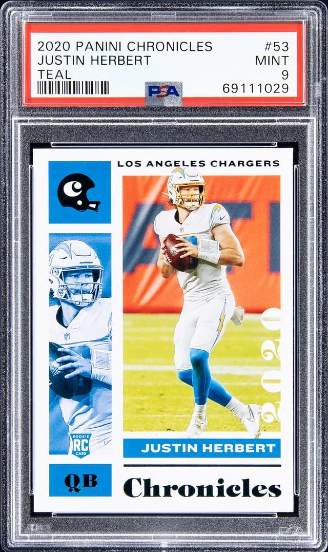 2020 Panini Chronicles Justin Herbert #53 card image