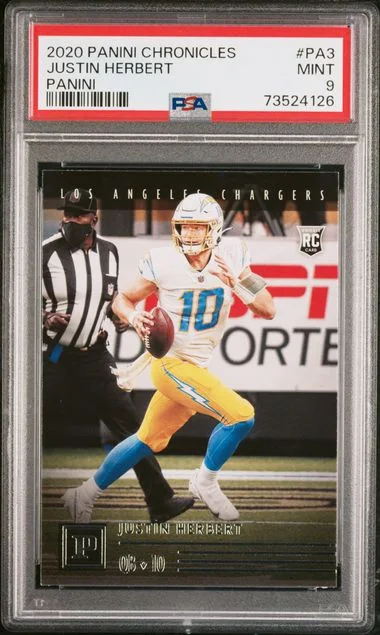 2020 Panini Chronicles Justin Herbert Panini #PA3 card image