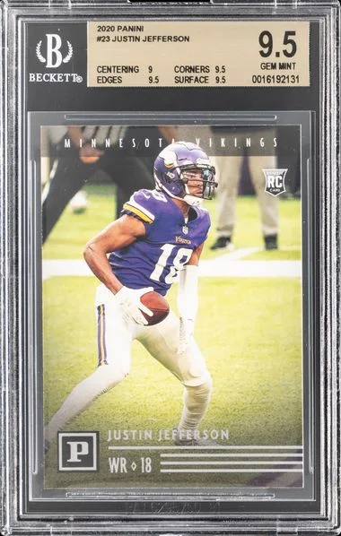 2020 Panini Chronicles Justin Jefferson Panini #Pa23 card image