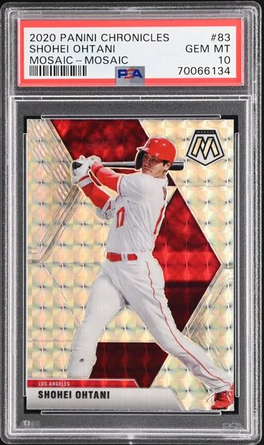 2020 Panini Chronicles Shohei Ohtani Mosaic Mosaic #83 card image
