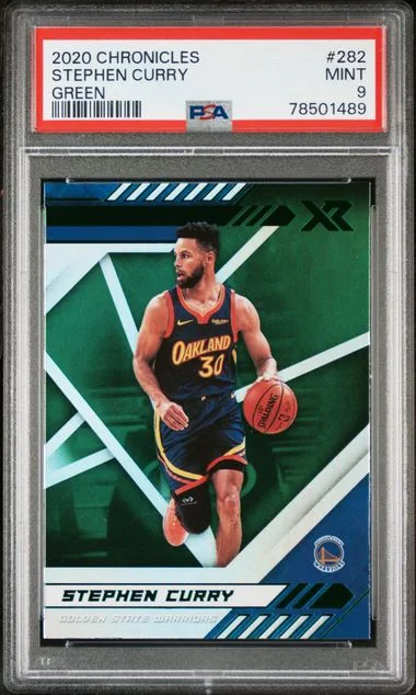 2020 Panini Chronicles Stephen Curry Green #282 card image
