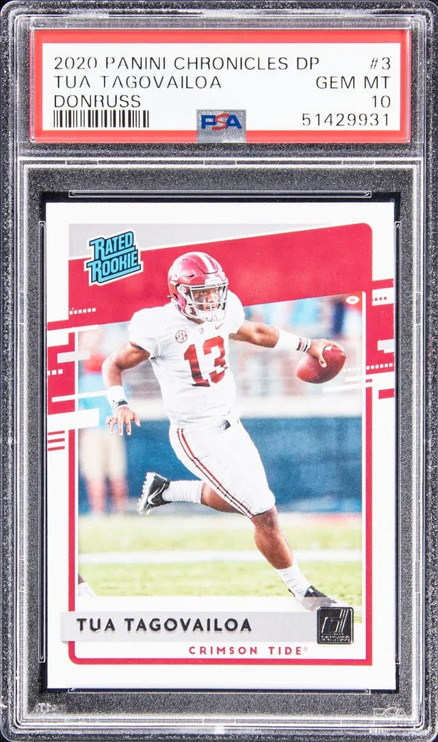 2020 Panini Chronicles Tua Tagovailoa DP Donruss #3 card image