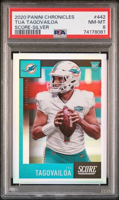 2020 Panini Chronicles Tua Tagovailoa Score #442 card image