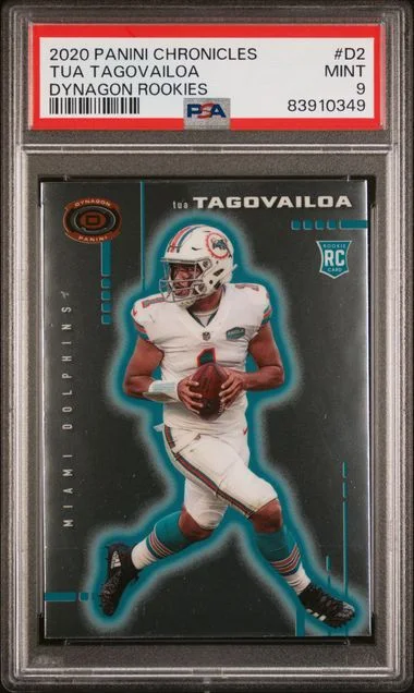 2020 Panini Chronicles Tua Tagovailoa Dynagon Rookies #D2 card image