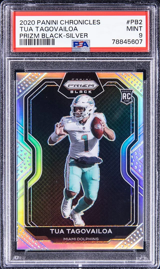 2020 Panini Chronicles Tua Tagovailoa Prizm Black #PB-2 card image