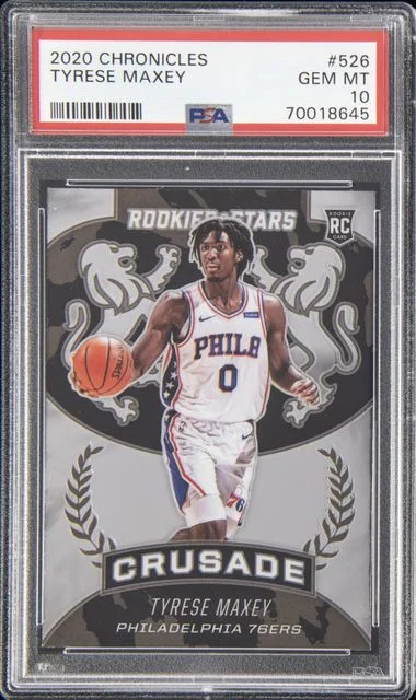 2020 Panini Chronicles Tyrese Maxey #526 card image