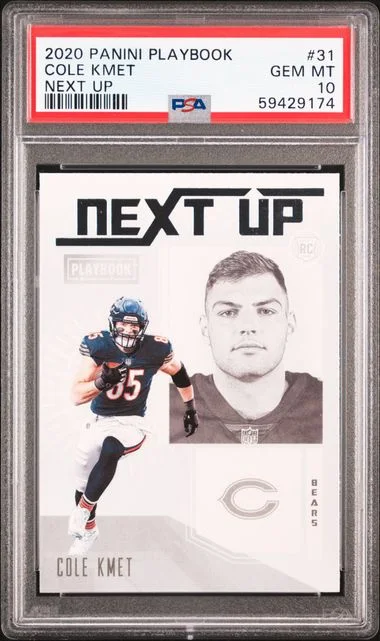 2020 Panini Cole Kmet Playbook Next Up #31 card image