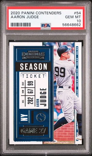 2020 Panini Contenders Aaron Judge #54 card image