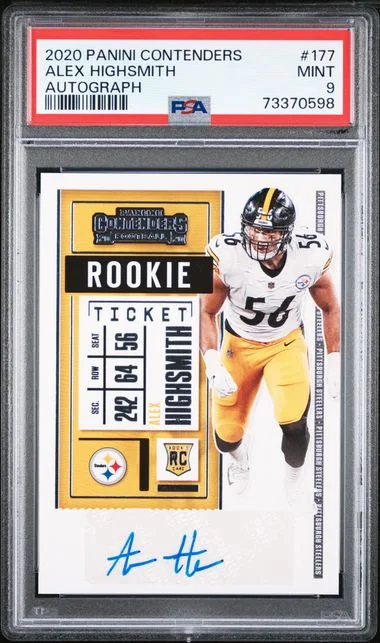 2020 Panini Contenders Alex Highsmith Autograph #177 card image