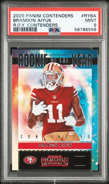 2020 Panini Contenders Brandon Aiyuk Of The Year Contenders #RYBA card image