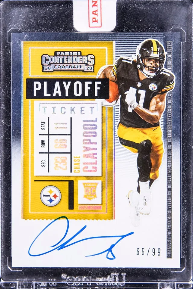 2020 Panini Contenders Chase Claypool Playoff Ticket #120 card image