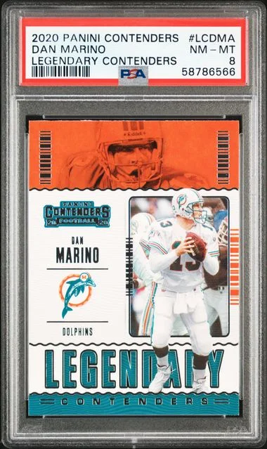 2020 Panini Contenders Dan Marino Legendary Contenders #LCDMA card image