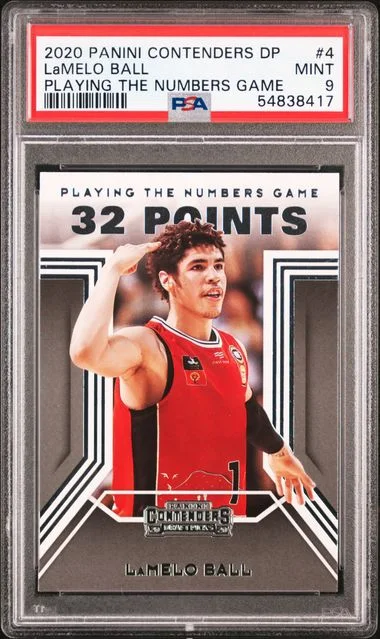 2020 Panini Contenders Draft Picks Lamelo Ball 2020 Draft Class #4 card image