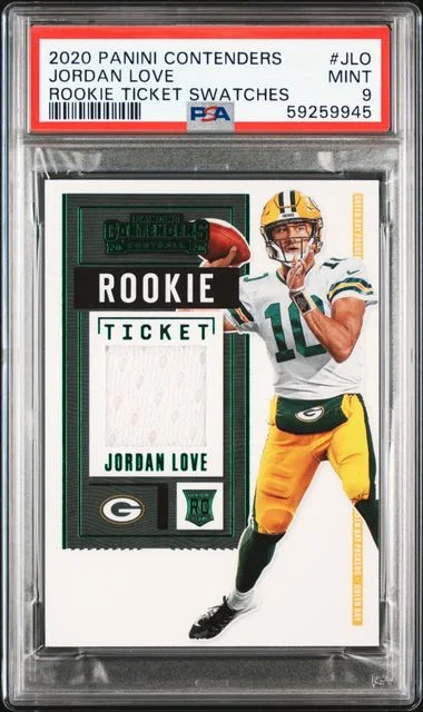 2020 Panini Contenders Jordan Love Ticket Swatches #JLO card image