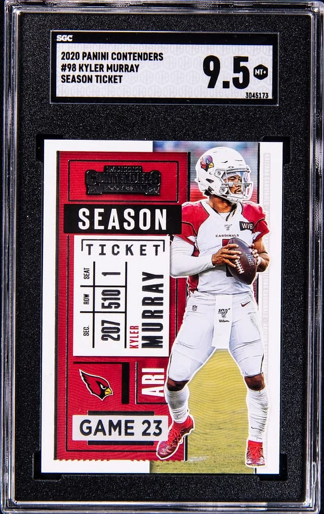 2020 Panini Contenders Kyler Murray Season Ticket #98 card image