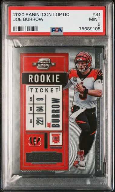 2020 Panini Contenders Optic Joe Burrow #81 card image