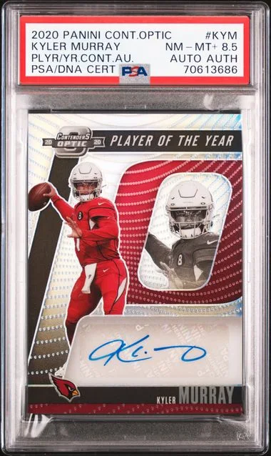 2020 Panini Contenders Optic Kyler Murray Player Of The Year Contenders Autographs #KYM card image