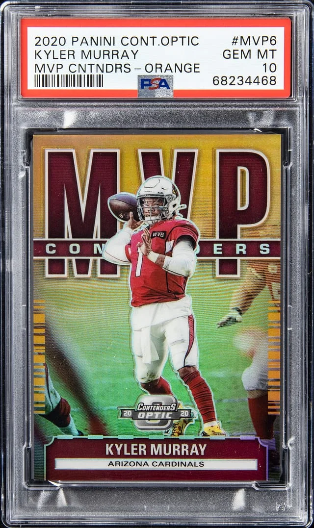 2020 Panini Contenders Optic Kyler Murray MVP Contenders - Orange #MVP6 card image