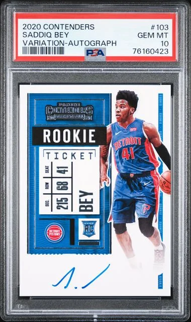 2020 Panini Contenders Saddiq Bey #103 card image