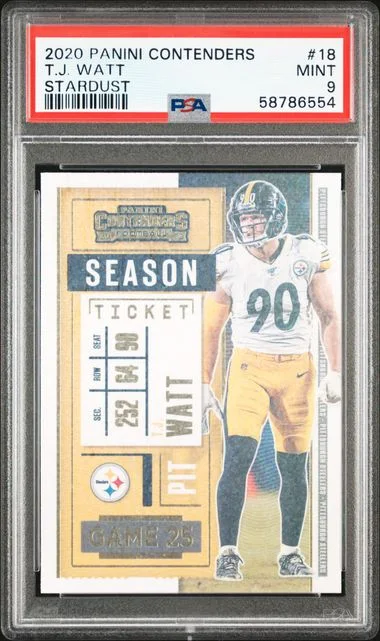2020 Panini Contenders T.J. Watt #18 card image