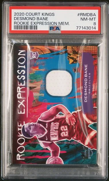2020 Panini Court Kings Expression Memorabilia Rmdba Desmond Bane #no-number card image