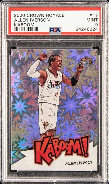 2020 Panini Crown Royale Allen Iverson Kaboom! #17 card image