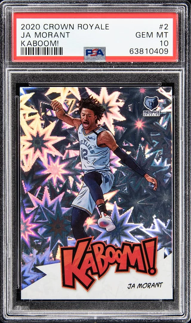 2020 Panini Crown Royale Ja Morant Kaboom! #2 card image