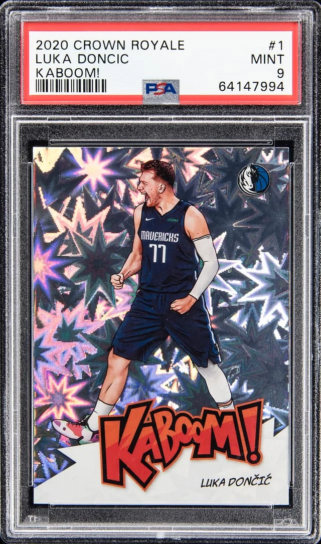 2020 Panini Crown Royale Luka Doncic Kaboom! #1 card image